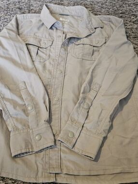 REI Boy's Light Beige Utility Shirt